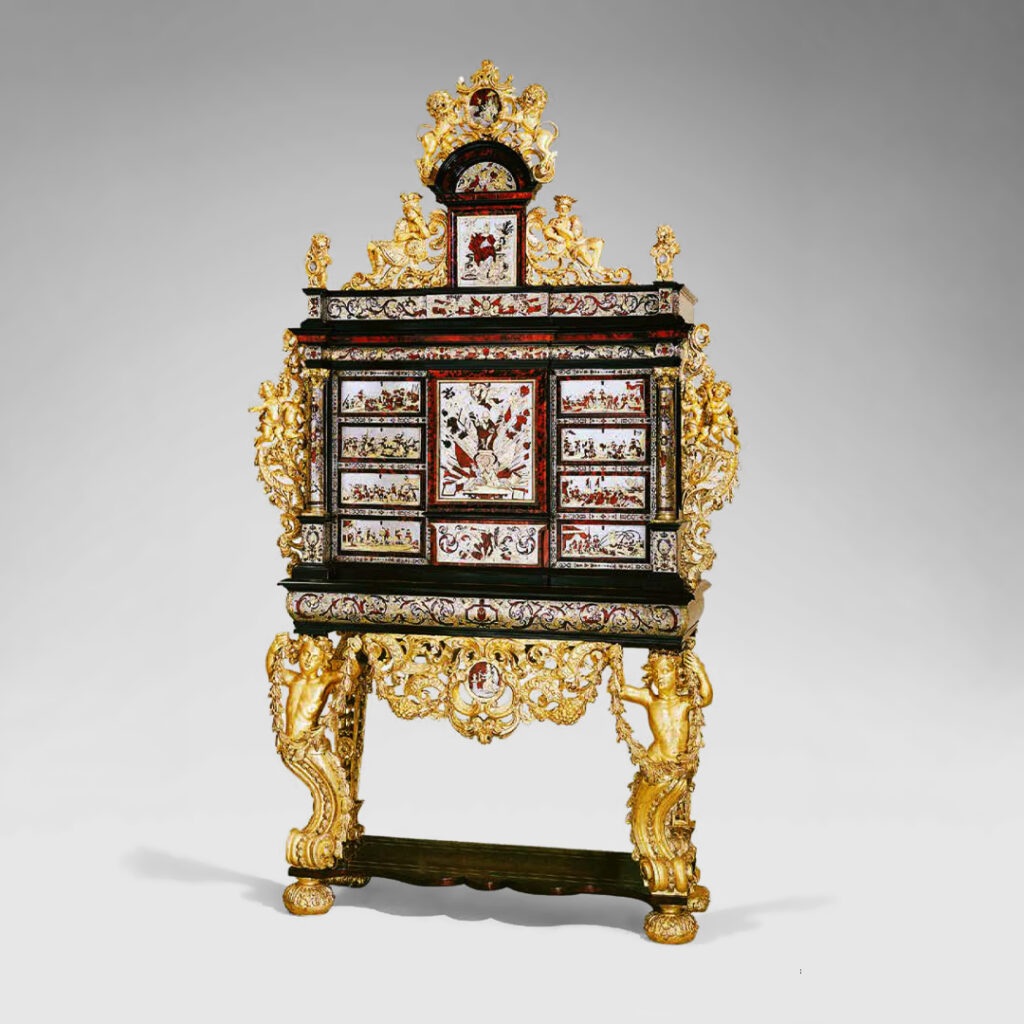 Cabinet-par-Henry-Van-Soest-du-roi-Philippe-V-d-Espagne-Christophe-de-Quenetain-historien-de-lart