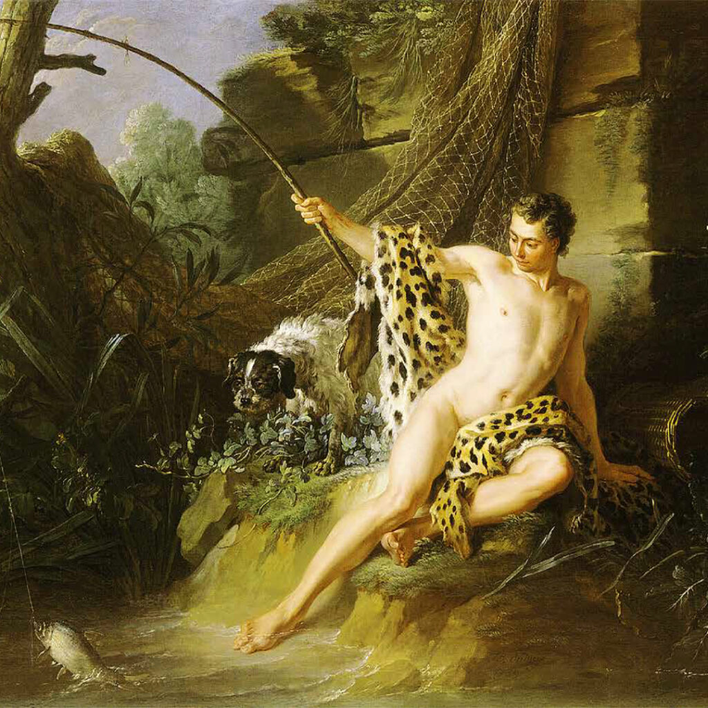Le-petit-poisson-et-le-pecheur-par-Jean-Baptiste-Oudry-Christophe-de-Quenetain-historien-de-lart