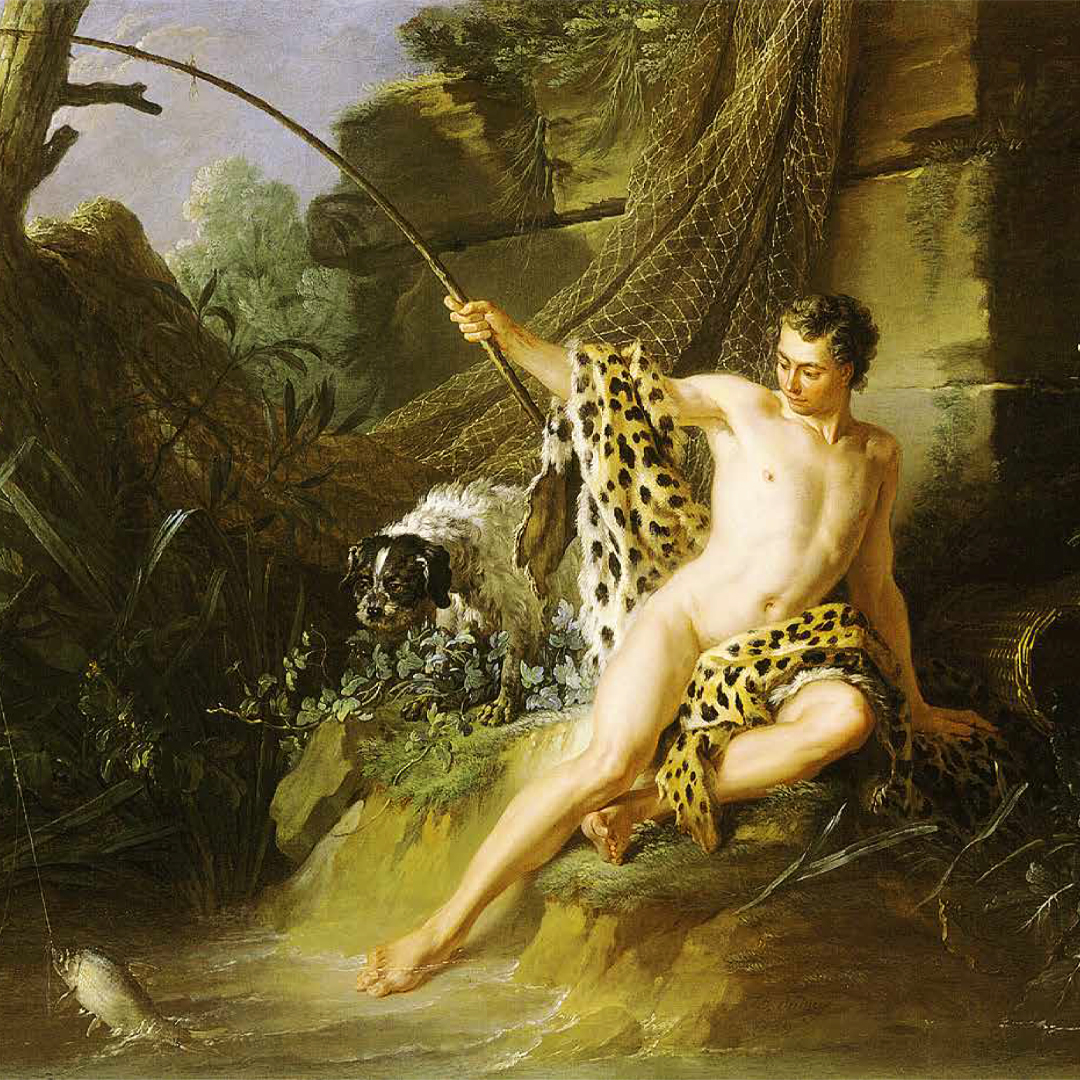 Le-petit-poisson-et-le-pecheur-par-Jean-Baptiste-Oudry-Christophe-de-Quenetain-historien-de-lart